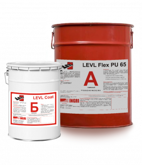 Двухкомпонентный полиуретановый литьевой герметизирующий состав для дорожных  швов и переходных зон, заполнения полостей дорожных покрытий пролетных строений  автомобильных мостов и путепроводов LEVL Flex PU 65