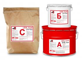 Трёхкомпонентный цветной материал на эпоксидной основе для устройства текстурных покрытий LEVL Coat 315 TIXO