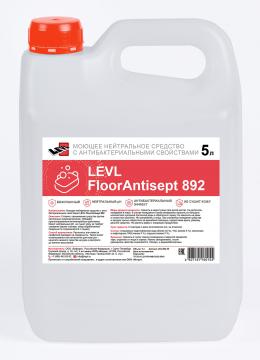 Нейтральное моющее средство c антибактериальными свойствами LEVL FloorAntisept 892