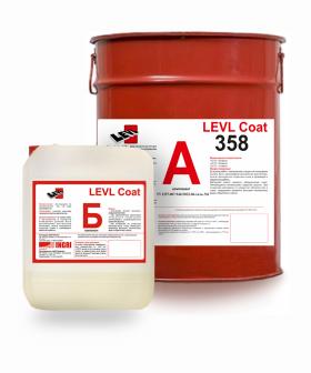 Двухкомпонентная цветная полиуретановая композиция для устройства наливных полов LEVL Coat 358