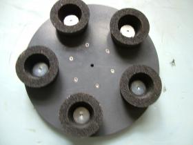 Диск шлифовальный для Kreber K180E с 5 кор. чашками