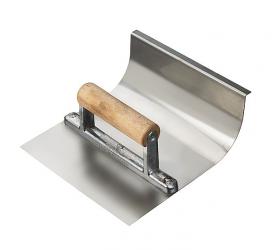 Мастерок Zogel 130 мм /80 мм / R50 / для плинтуса с кромкой 10 мм