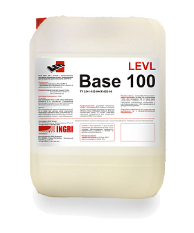Қолданыстағы бетон негізі мен төселетін цемент ерітіндісі, LEVL Base 100 арасында жабысқақ қабат жасау үшін сулы дисперсия