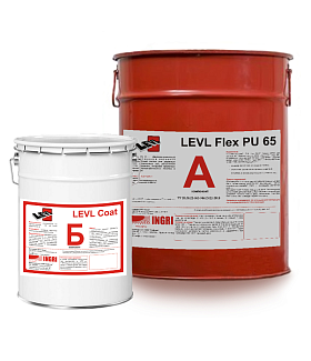 Двухкомпонентный полиуретановый литьевой герметизирующий состав для дорожных  швов и переходных зон, заполнения полостей дорожных покрытий пролетных строений  автомобильных мостов и путепроводов LEVL Flex PU 65